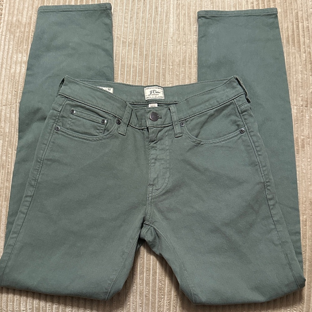 🍁J. Crew Forest Green🍁 Casual Denim 29x32